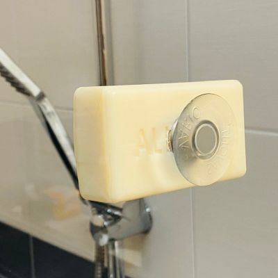 Savont Magnetseifenhalter in der Dusche mit Seife, einfache Installation ohne Bohren, optimale Trocknung der Seife