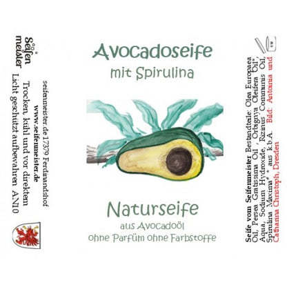 Seife mit Avocadoöl & Spirulina - Natürliche Hautpflege