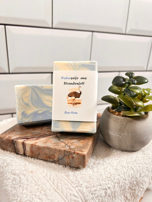 Straußenöl-Seife "Bay Rum"