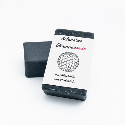 Shampooseife mit Aktivkohle & Reiskeimöl - Seifenmeister.de