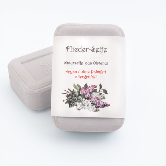 Olivenöl-Seife mit Fliederduft