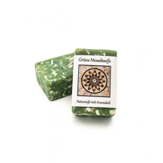 Seife mit Avocadoöl – Grüne Mosaik: Milde Pflege & Mediterranes Geruchserlebnis