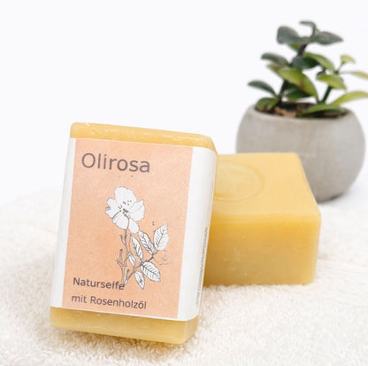 Rosenseife "Olirosa" mit Straußenfett